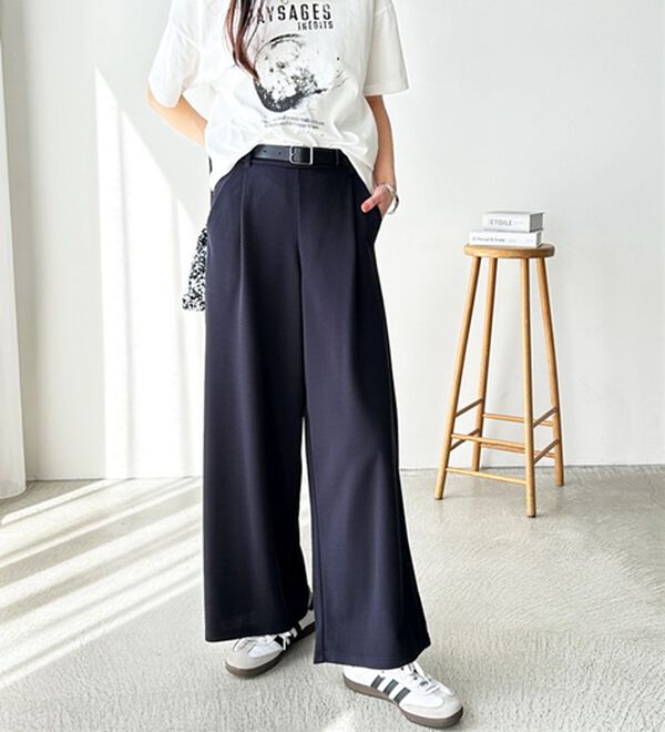 GeeRA（ジーラ）の「接触冷感！美脚ストレッチワイドパンツ（ワイドパンツ・ガウチョ）」｜詳細画像