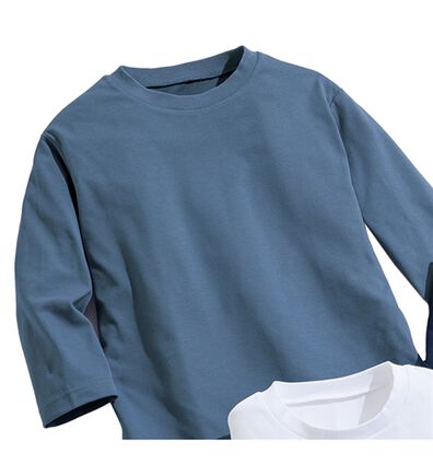 「ヒミツは裏メッシュ！さらさら７分袖Ｔシャツ（メンズＴシャツ）」