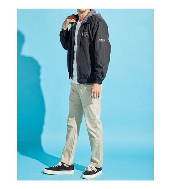 「ブランドデザイン裏メッシュブルゾン（メンズブルゾン）」｜詳細画像