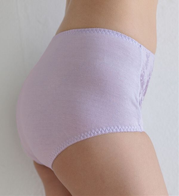 LAVIENNE（ラヴィエンヌ）の「綿９５％のすっぽり華やかショーツ　単品（ショーツ）」｜詳細画像