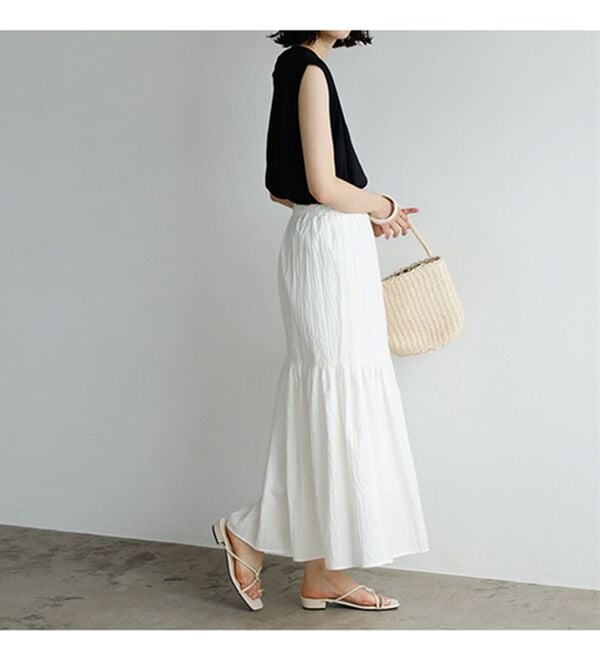 GeeRA（ジーラ）の「フレアーボリュームマキシスカート（ロングスカート）」｜詳細画像