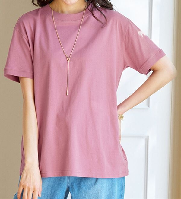 BELLUNA（ベルーナ）の「ヒンヤリ！綿１００％大人顔サマ見えＴシャツ（Tシャツ）」｜詳細画像