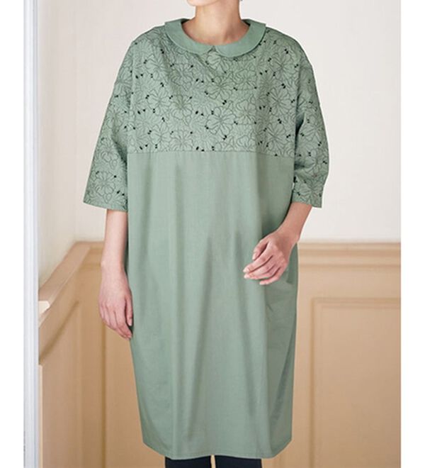 BELLUNA（ベルーナ）の「レースチュニック（チュニック）」｜セージ