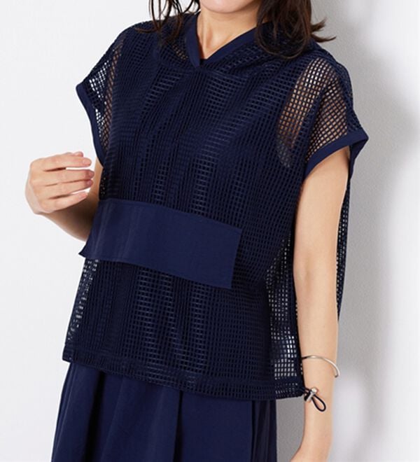 BELLUNA（ベルーナ）の「2点セット【Ｌａｇｒｉｌｕａ】メッシュ使いワンピースアンサンブル（その他ワンピース）」｜詳細画像