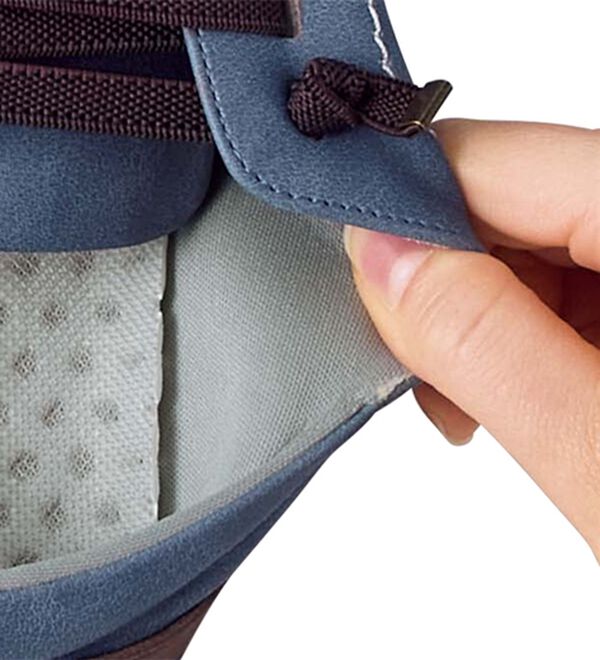 ルフラン（ルフラン）の「はっ水！アウトステッチお洒落甲ゴムシューズ（フラットシューズ）」｜詳細画像