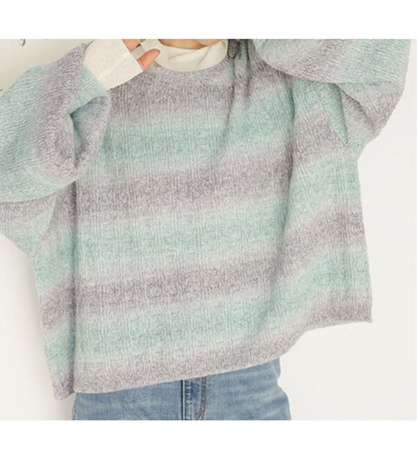 ダーリッチ　DARLINGグラデーションニットプルオーバー ダーリッチ Darich DARLINGグラデーションニットプルオーバー