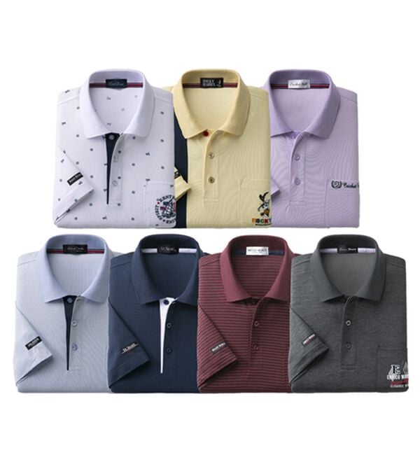 「７ＤＡＹＳブランドポロシャツ（メンズポロシャツ）」｜7枚組