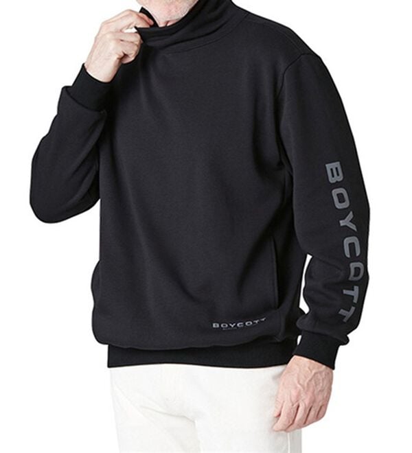 「【２枚組】＜ボイコット＞ボリュームネックトレーナー（メンズトレーナー）」｜2枚組