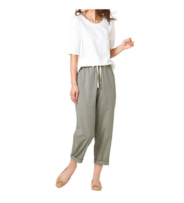 LAVIENNE（ラヴィエンヌ）の「綿１００％８分丈ルームパンツ（パジャマ・ルームウェア）」｜詳細画像