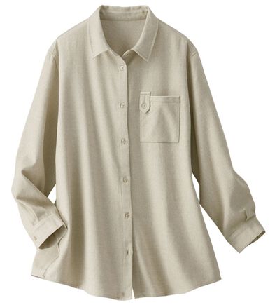 BELLUNA（ベルーナ）の「《ＨｕｇＲｅａｍコットン》ポケットシャツ（シャツ）」
