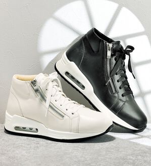 サイドジッパー4Eハイカットスニーカー - ベルーナ【公式】