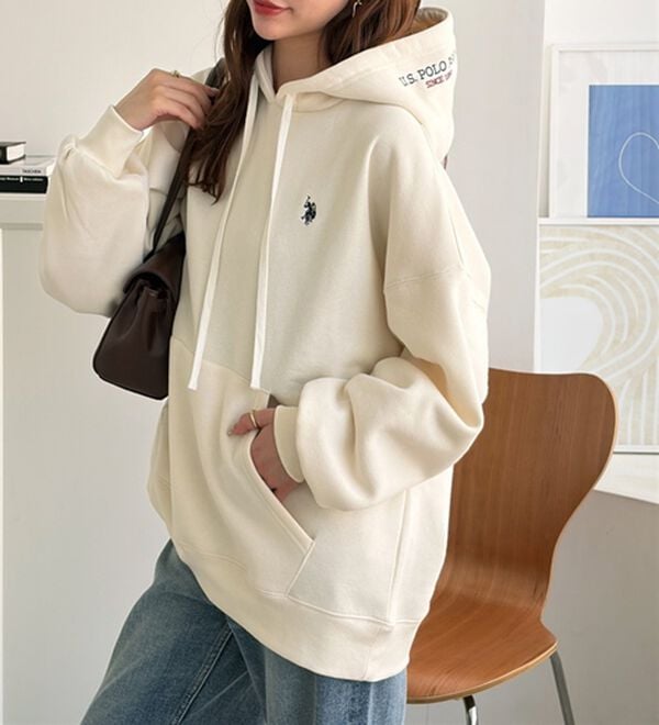 GeeRA（ジーラ）の「【U.S. POLO ASSN.】選べる２丈！フード刺繍裏起毛パーカー（パーカー）」｜詳細画像