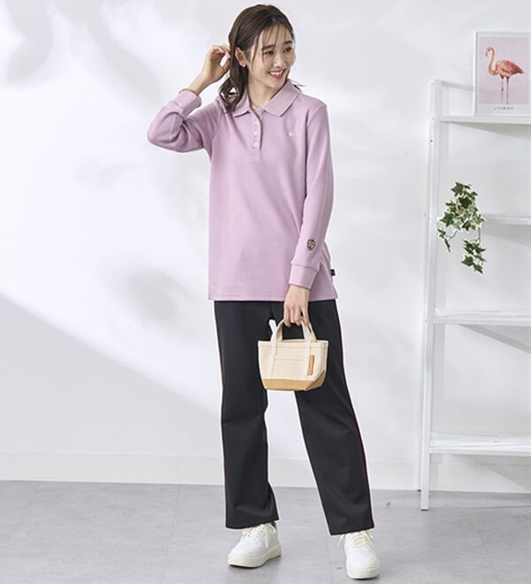 BELLUNA（ベルーナ）の「【ＰＯＬＯ　ＢＣＳ】裏起毛かのこポロシャツ（ポロシャツ）」｜詳細画像