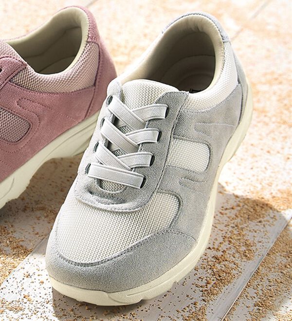 ルフラン（ルフラン）の「＜ラシーナコンフォート＞スッと履けるメッシュスニーカー（スニーカー）」｜ホワイト