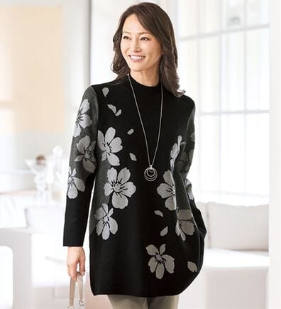 BELLUNA（ベルーナ）の「ラインをキレイに魅せる華やかチュニック（チュニック）」