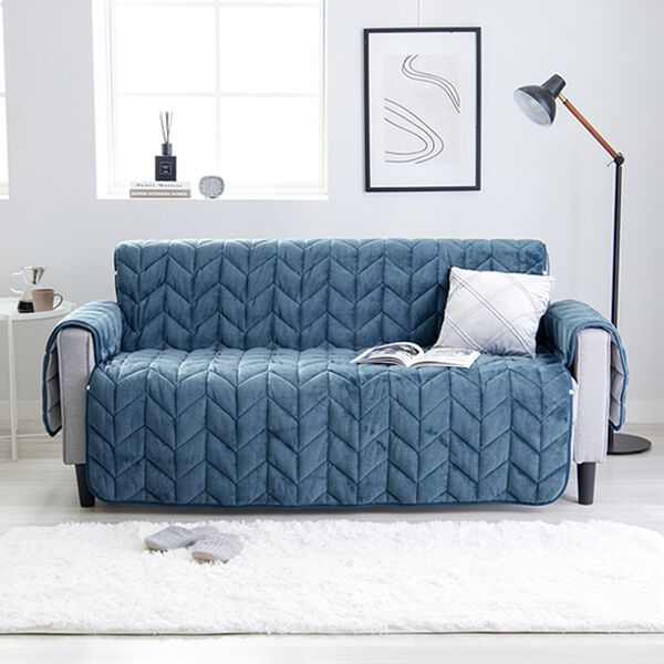 iellio（イエリオ）の「あったかふわふわボリュームソファカバー＜吸湿発熱・フランネル素材＞（ソファーカバー）」｜詳細画像