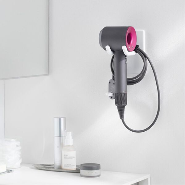 iellio（イエリオ）の「タワー　ウォール角度調節ドライヤーホルダー＜ｔｏｗｅｒ山崎実業＞（洗面用品）」｜詳細画像