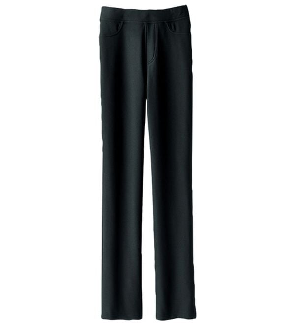 BELLUNA（ベルーナ）の「あったか裏起毛！ホカロンパンツ（フルレングスパンツ）」｜黒