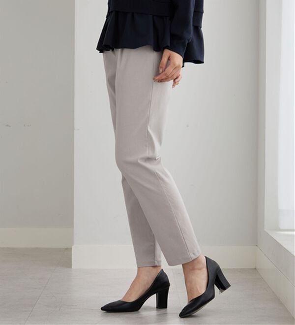 BELLUNA（ベルーナ）の「チノ見えストレッチ素材テーパードパンツ（テーパードパンツ）」｜詳細画像