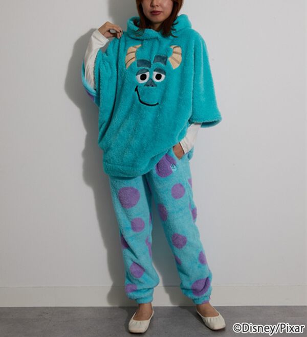 BELLUNA（ベルーナ）の「＜Ｄｉｓｎｅｙ＞【モンスターズ・インク（サリー）】両面ボアパンツ（※ポンチョ別売り）（その他パンツ）」｜詳細画像