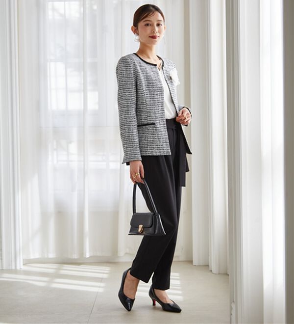 RANAN（ラナン）の「【４点セット】入学式卒業式に！選べるボトムスーツセット（パンツスーツ）」｜詳細画像