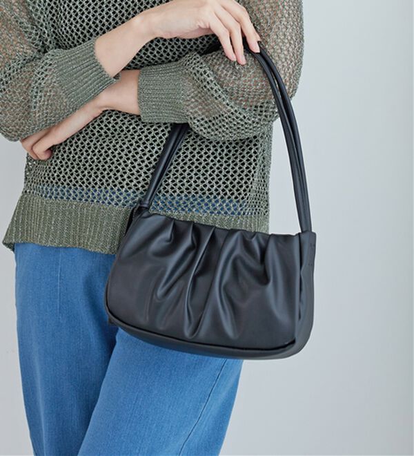 BELLUNA（ベルーナ）の「ギャザーデザインミニショルダーバッグ（その他バッグ）」｜詳細画像