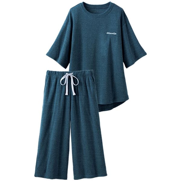 LAVIENNE（ラヴィエンヌ）の「【着るタオル】サラッと気持ちいい！ひんやりクールパイルパジャマ（パジャマ・ルームウェア）」｜詳細画像