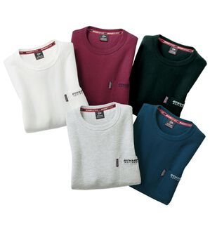 「【５色組】＜ダンロップ・リファインド＞品質自慢のベーシックＴシャツ（メンズカットソー）」｜5色組