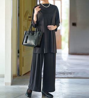 BELLUNA（ベルーナ）の「オンワード樫山＜ＭＡＩＳＯＮ　Ｄ&lsquo;ＡＺＵＲ＞フォーマルセットアップ（ブラックフォーマル（喪服・礼服））」｜詳細画像