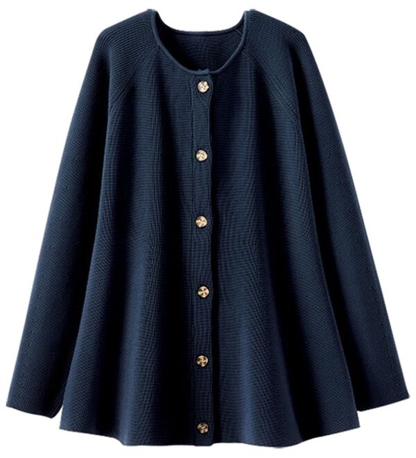 BELLUNA（ベルーナ）の「上品スポンディッシュニットペプラムカーディガン（ニットカーディガン）」｜詳細画像