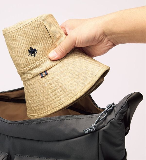 「＜ポロ・ビーシーエス＞&times;＜コカゲル（Ｒ）＞夏の相棒！日傘いらず快適ハット（メンズ帽子）」｜詳細画像