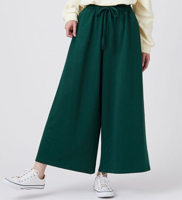 A HAPPY MARILYN（アハッピーマリリン）の「【Ｌ～８Ｌ】選べる身長別　ゆるっと楽ちん ワイドパンツ（ワイドパンツ・ガウチョ）」｜グリーン