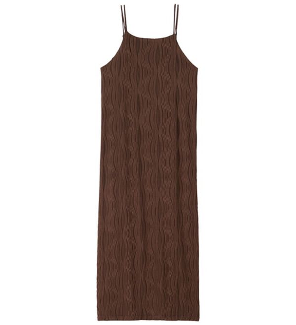 GeeRA（ジーラ）の「ウェーブジャガードキャミワンピース（その他ワンピース）」｜詳細画像