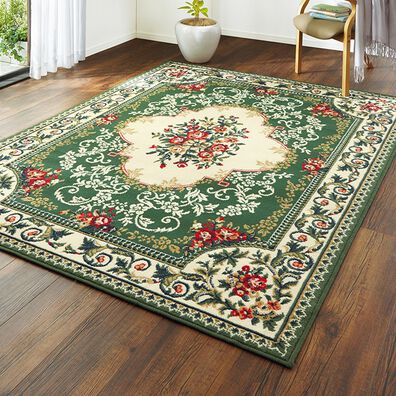 「２柄３色から選べる！お買得ウィルトン織カーペット（カーペット）」