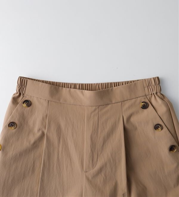 BELLUNA（ベルーナ）の「【ヨコストレッチ・紫外線カット・選べる2丈】サラもちライト快適ワイドパンツ（ワイドパンツ・ガウチョ）」｜詳細画像