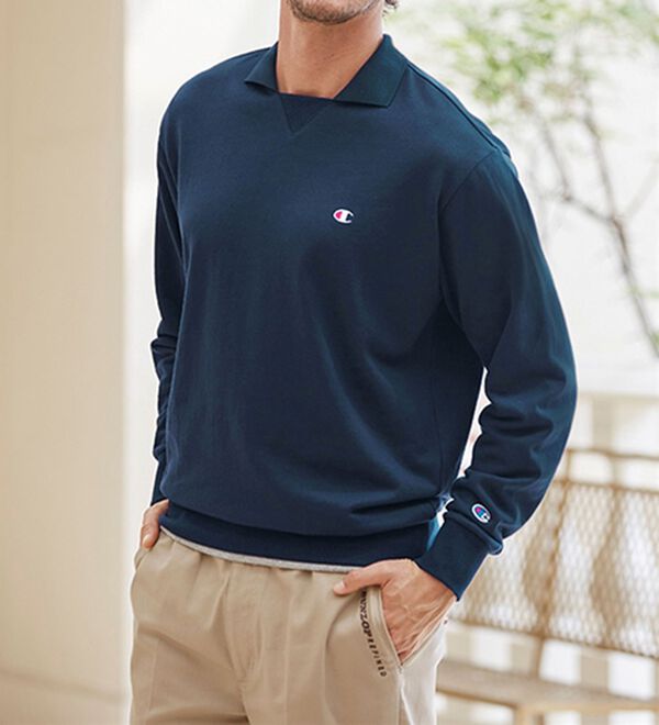「＜チャンピオン＞衿デザイントレーナー（メンズトレーナー）」｜詳細画像