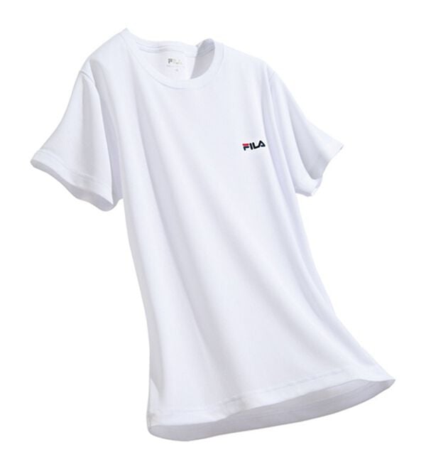 LAVIENNE（ラヴィエンヌ）の「ＦＩＬＡメッシュインナーＴシャツ（Tシャツ）」｜ホワイト