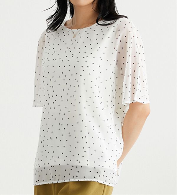 BELLUNA（ベルーナ）の「シフォン素材ドルマンデザインブラウス（ブラウス）」｜詳細画像