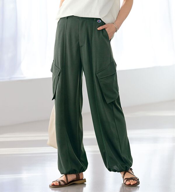 BELLUNA（ベルーナ）の「【ｃｈａｍｐｉｏｎ】ハイウエストカーゴパンツ（その他パンツ）」｜詳細画像