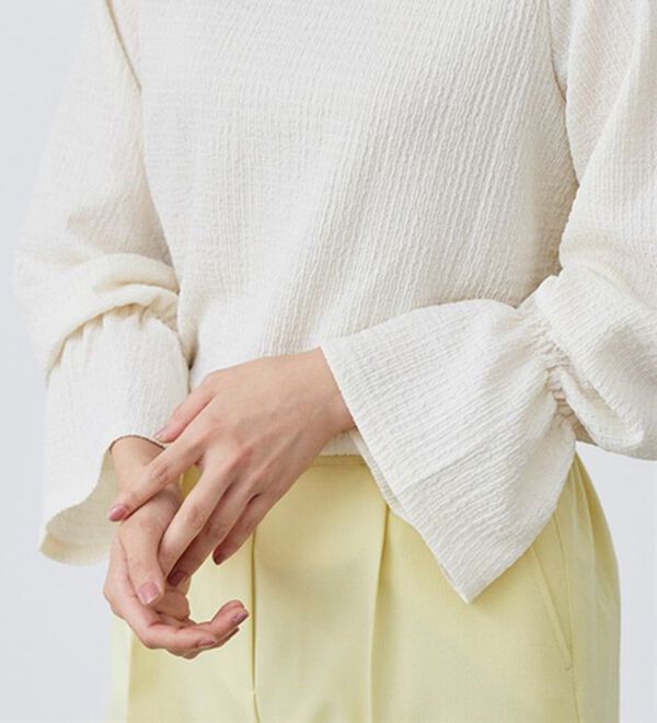 Pierrot（ピエロ）の「デザインが選べるジャカードカットソー（カットソー）」｜詳細画像