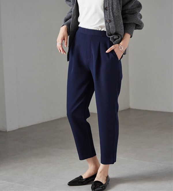 RANAN（ラナン）の「美脚シルエットクロップドパンツ（フルレングスパンツ）」｜詳細画像