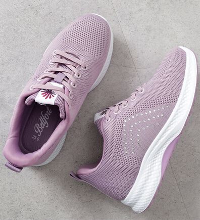 BELLUNA（ベルーナ）の「手を使わずに履けるニットスニーカー（スニーカー）」