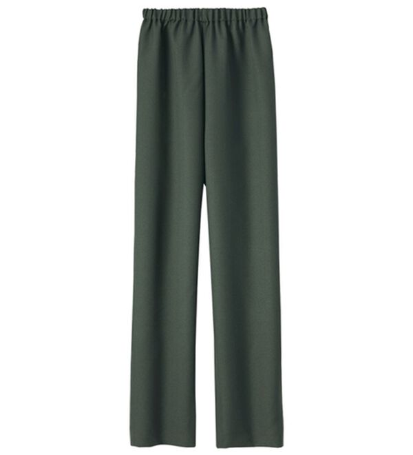 BELLUNA（ベルーナ）の「日本製パチパチしにくい！すっきり見えて楽ちんパンツ（フルレングスパンツ）」｜グレー