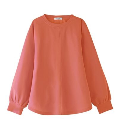 BELLUNA（ベルーナ）の「きれい見えジョーゼット素材Tブラウス（ブラウス）」