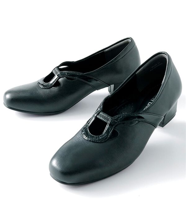 BELLUNA（ベルーナ）の「４Ｅ山羊革エナメルラインパンプス（パンプス）」｜詳細画像