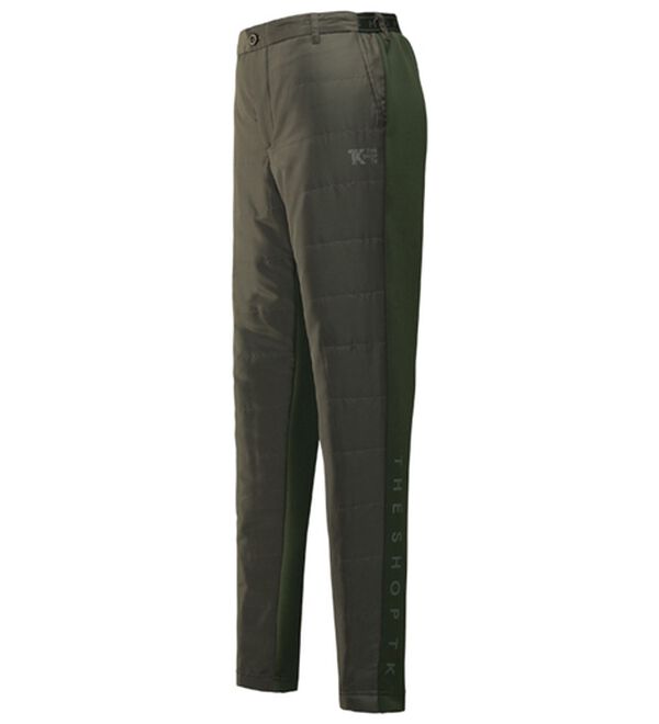 「＜ザ　ショップ　ティーケー＞ハイブリッドダウンゴルフパンツ（メンズフルレングスパンツ）」｜カーキ(無地)