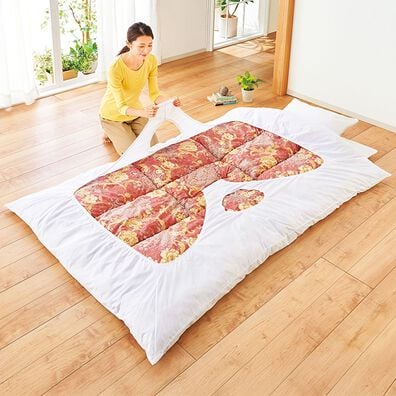 「クローバー型掛布団カバー２枚組（掛布団カバー）」