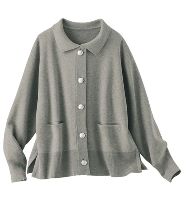 BELLUNA（ベルーナ）の「アウター感覚！ニットジャケット（その他ジャケット）」｜詳細画像