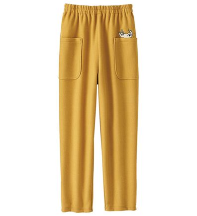 BELLUNA（ベルーナ）の「ポケット刺しゅうゆったりパンツ（フルレングスパンツ）」