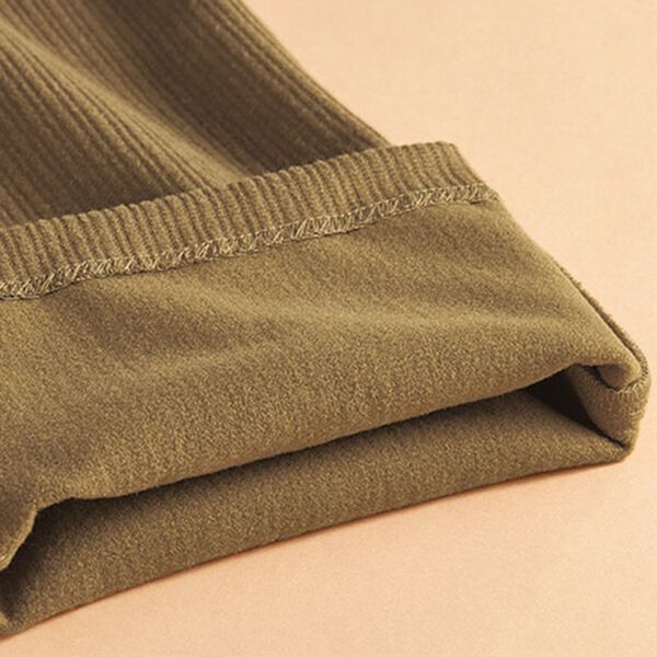 BELLUNA（ベルーナ）の「日本製あったかニットコール素材パンツ（フルレングスパンツ）」｜詳細画像